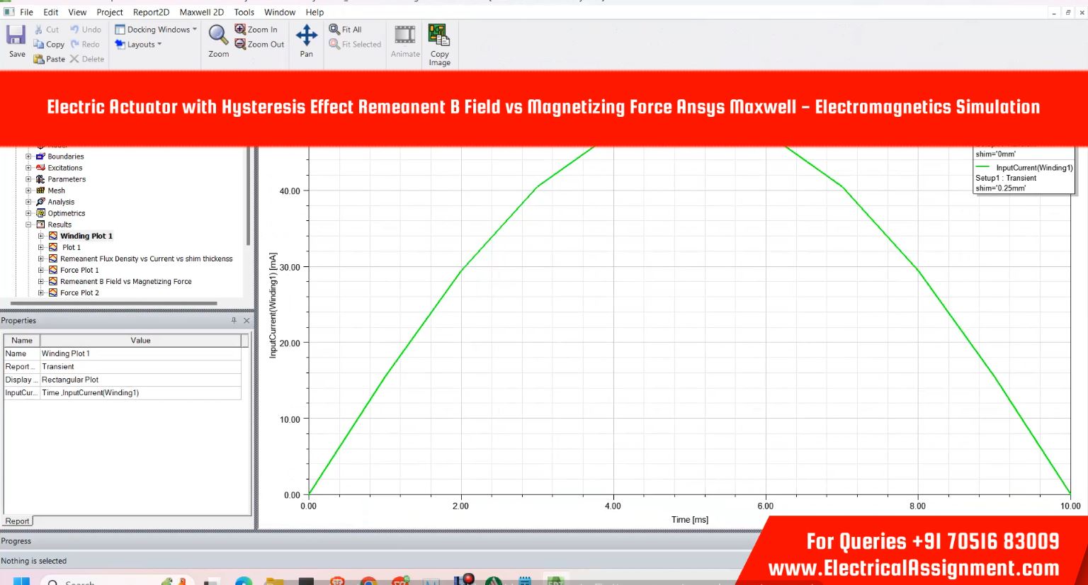 ANSYS Maxwell BLDC Motor Electromagnetic Field Simulation screenshot 9